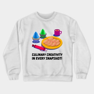 Food bloggers culinary creativity Crewneck Sweatshirt